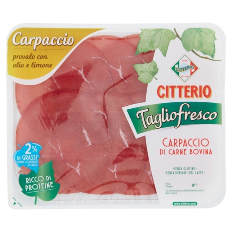 Citterio Taglio fresco Carpaccio di Carne Bovina 90 g